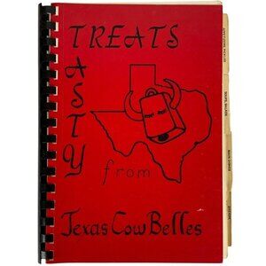 Tasty Treats from Texas CowBelles Beef Industry Cookbook 1982 Spiral Bound